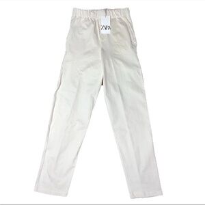 Zara Khaki Drawstring Pants Mens NWT Small